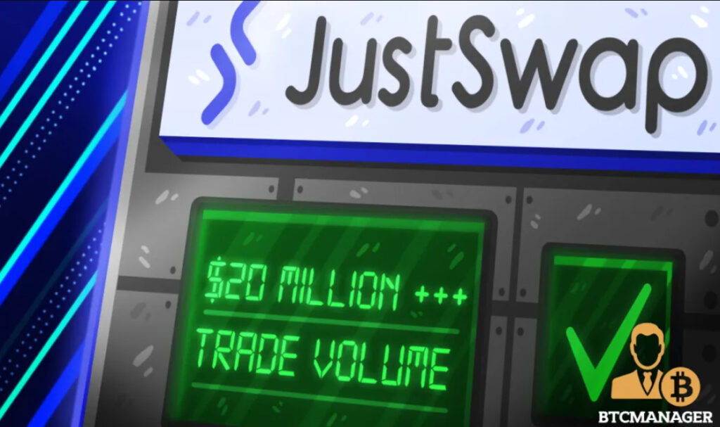 JustSwap är en decentraliserad börs.