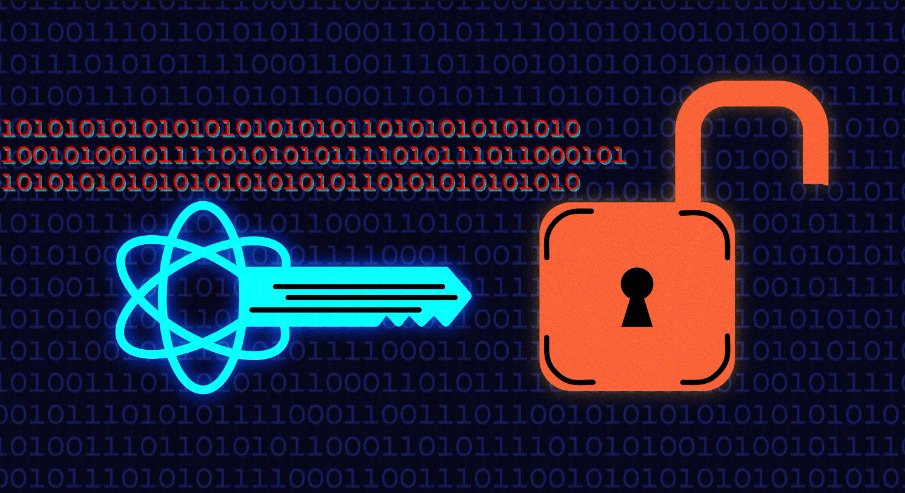Tre grundläggande typer av kryptering och dataskyddsmetoder.