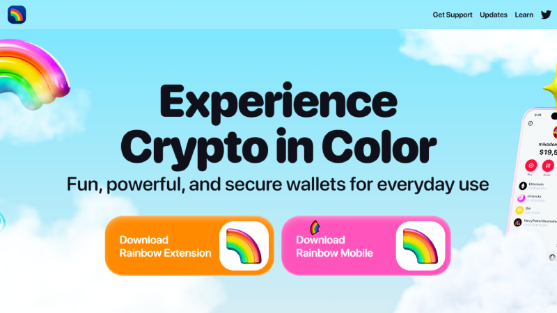 Rainbow-anonym-kryptoplånbok-utan-KYC