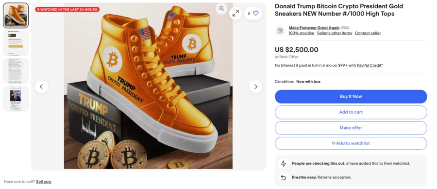 Trump-lanserade-en-rad-”officiella-kryptosneakers”