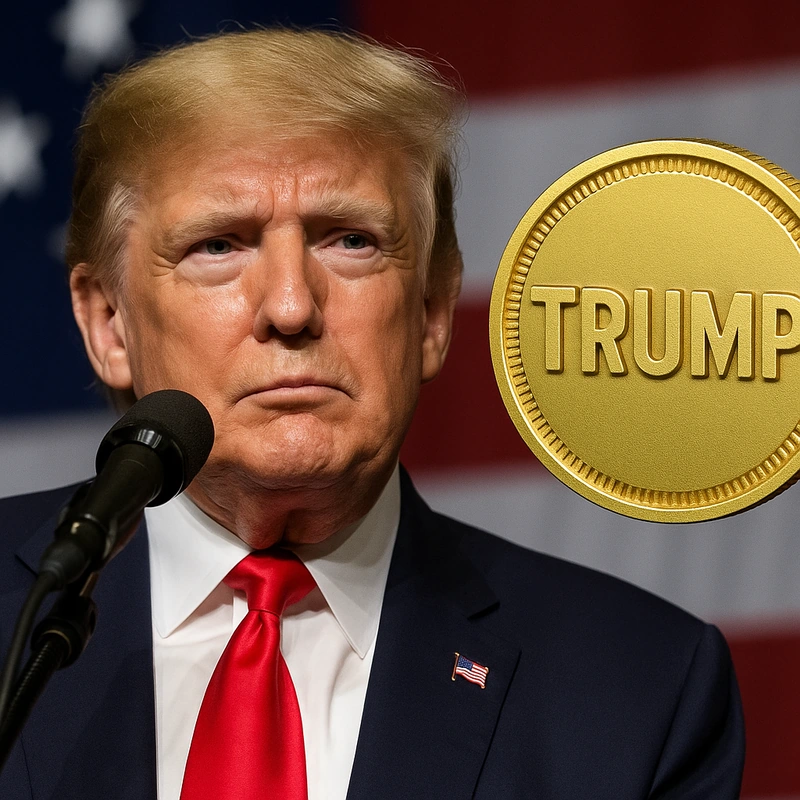 Donald Trump talar om vinsterna från $TRUMP-token