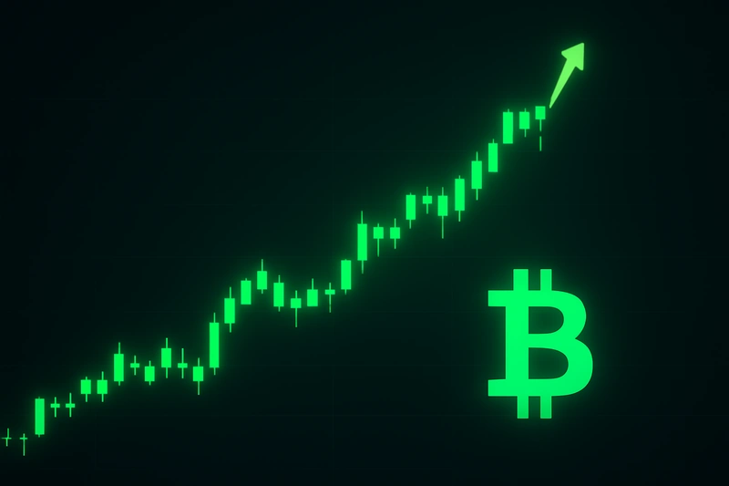 Bitcoin når 108 000 dollar: stadig uppåtgående trend tydlig i prisrörelser