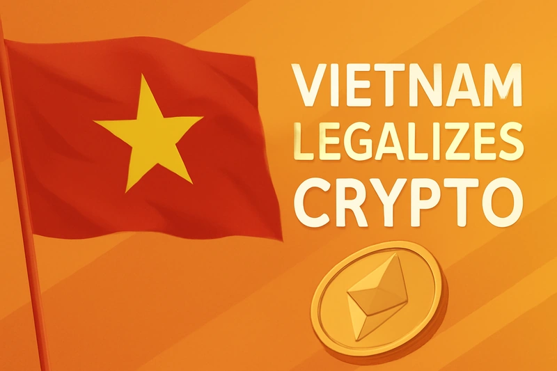 Vietnam legaliserar kryptovalutor: Ny lag fastställer regler för digitala tillgångar